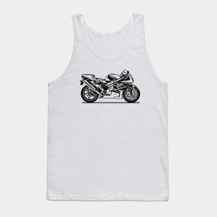 RVT1000R Motorcycle Sketch Art Tank Top